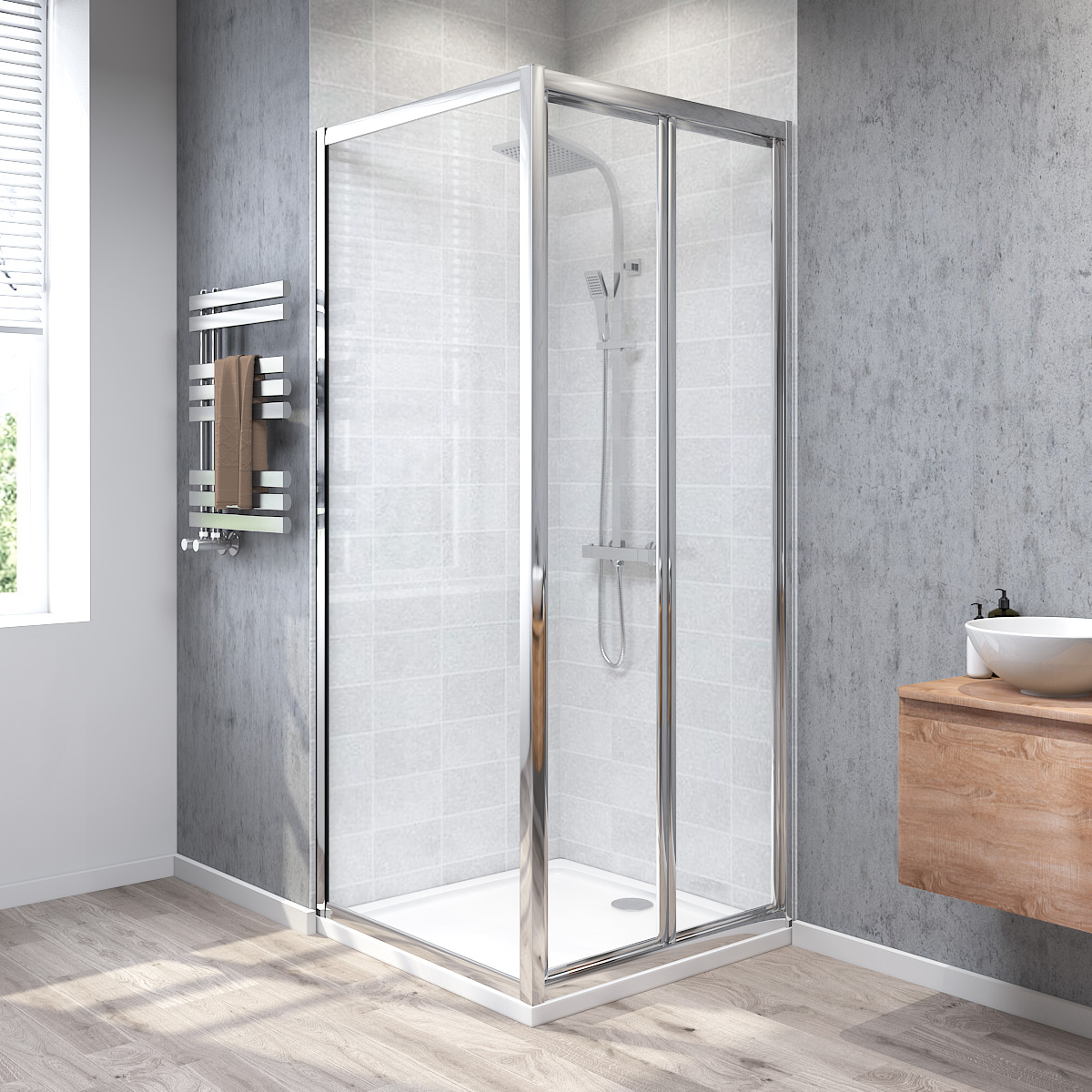 Bi-fold Shower Door